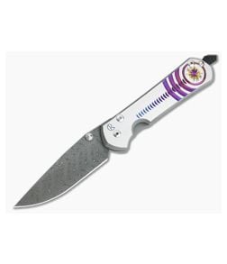 Chris Reeve Large Sebenza 31 Unique Graphic Boomerang Damascus Folder 003 - CRK-L31-1402-003 1