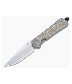 Chris Reeve Large Sebenza 31 Glass Blasted Natural Micarta - CRK-L31-1660 1