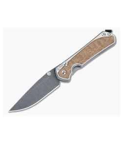 Chris Reeve Large Sebenza 31 GP Exclusive Annual Sapele Mahogany Raindrop Damascus Drop Point L31-1724 - CRK-L31-1724 1