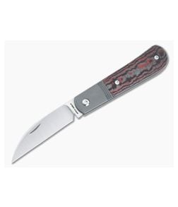 Jack Wolf Laid Back Jack Slip Joint Lava Flow FatCarbon Belt Satin S90V Wharncliffe LAIDB-02-FCLV - JWK-LAIDB-02-FCLV 1