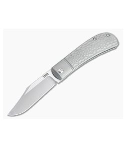 Pena Knives X-Series Lanny's Clip Front Flipper Satin M390 Jigged Titanium - PK-LCFF-TI 1
