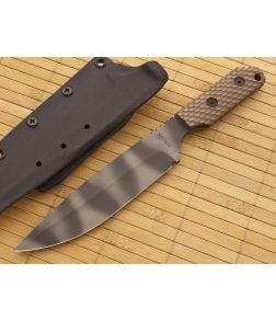 Strider LD Gunner Grip Brown G10 Tigerstriped S30V - SK-LD-CBG10GGT 1