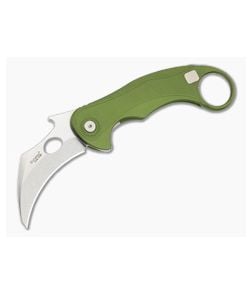 LionSteel L.E. One Mid Karambit Green Stonewash M390 - LS-LE2-GS 1
