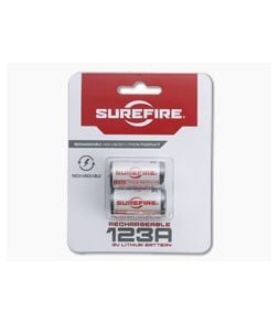 SureFire Rechargeable 123A 3V Lithium Ion Phosphate Batteries (2-Pack) LFP123 - SF-LFP123 1