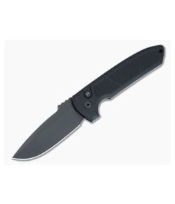 Protech Rockeye Operator Auto Textured Handle Black DLC CPM-D2 Drop Point LG307-D2-OPERATOR - PT-LG307-D2-OPERATOR 1