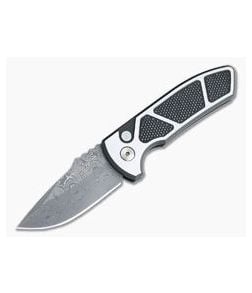 Protech Knives Les George SBR Custom Two-Tone Steel Nichols Damascus LG455 - PT-LG455 1