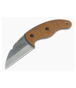 TOPS Knives Little Bugger Matt Graham Ultralight Wharncliffe Micarta Fixed Blade LILB-01 - TP-LILB-01 1