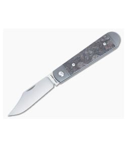 Jack Wolf Knives Little Bro Jack Dark Matter Copper FatCarbon - JWK-LILBR-01-FC-DMC 1
