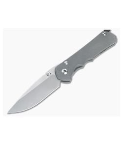 Chris Reeve Large Inkosi S45VN Drop Point Silver Lugs Titanium Folder - CRK-LIN-1000-001 1