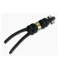 Chris Reeve Large Inkosi Lanyard Black with Gold Bead - CRK-LIN-7002 1