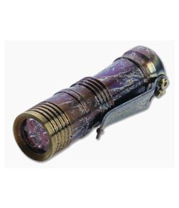 Laulima Metal Craft Ion Flashlight Acid Finish Titanium 4000K Neutral White Led Flashlight - LMC-LMC004 1