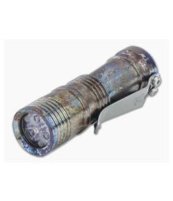 Laulima Metal Craft Ion Flashlight Acid Finish Titanium 4000K Neutral White Led Flashlight - LMC-LMC012 1