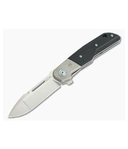 MKM Mikita Terzuola Clap Bolstered Black G10 Liner Lock Removable Flipper M390 LS01-GT-BK - MKM-LS01-GT-BK 1