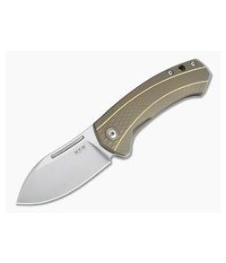 MKM Mikita Voxnaes Colvera Bronze Titanium Frame Lock Flipper M390 LS02-TBR - MKM-LS02-TBR 1