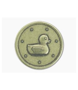 Shire Post Mint Lucky Duck Coin Brass - SPM-LUCKY-DUCK-BR 1