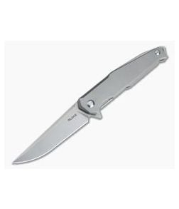 RUIKE M108-TZ Bead Blast 154CM Titanium Frame Lock Flipper - RU-M108-TZ 1