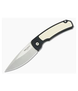 Protech Magic 2 Whiskers Tuxedo Scale Release Automatic Stonewash Ivory Micarta Inlay M2651 - PT-M2651 1