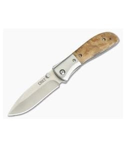 CRKT Carson M4-02W OutBurst Assist Burl Wood - CRKT-M4-02W 1