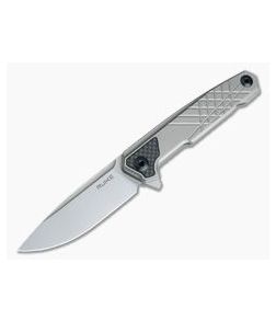 RUIKE M875-TZ Bead Blast N690 Titanium Frame Lock Flipper - RU-M875-TZ 1