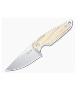 MKM Makro 1 M390 Drop Point Olive Wood Fixed Knife MA01-O - MKM-MA01-O 1