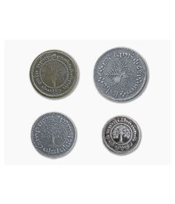 Shire Post Mint The Hobbit Set #2 - The Shire Deluxe Set of Four Coins Silver and Brass - SPM-ME-SH-SET02 1