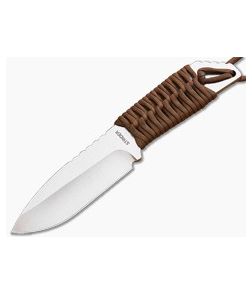 Strider MFS Earth Brown Cord Wrap Stonewash S30V - SK-MFS-004 1