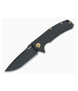 Reate Knives Mini Horizon-D Black PVD M390 Frame Lock Flipper - RK-MHD-04 1
