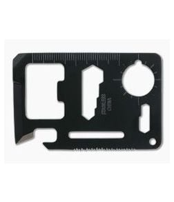 Black Stainless Steel Survival Card Multi-Tool MI118B - AC-MI118B 1