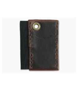 Hitch & Timber Micro Runt Brown Nut Leather EDC Slip & Pen Holder - HT-MICRORUNT-BN 1