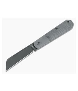 Jack Wolf Knives Midnight Jack Slip Joint Reverse Tux MIDNI-02-TI-JIG-REV-TUX - JWK-MIDNI-02-TI-JIG-REV-TUX 1