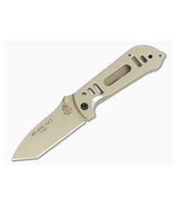 TOPS Knives MIL-SPIE 3.5 Folder Tanto Point Coyote Tan - TP-MIL35T-05 1
