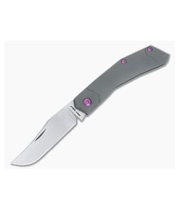 Jack Wolf Knives Mini Cyborg Jack Titanium Purple Hardware - JWK-MINCY-01-TI-SMOOTH 1