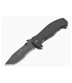Emerson Mini CQC-15 Black Serrated Standoffs - EM-MINI-C15-BTS-ST 1