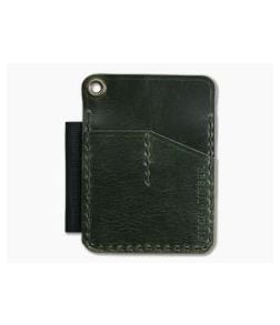 Hitch & Timber Mini Engineer Caddy EverGreen Leather EDC Utility Wallet - HT-MINI-ENGINEER-EG 1