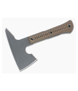 RMJ Tactical Mini Jenny Hyena Brown 80CrV2 Tomahawk - RMJ-MJ-HB 1