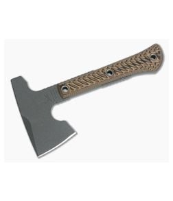 RMJ Tactical Mini Jenny Hammer Pole Hyena Brown 80CrV2 Tomahawk - RMJ-MJHP-HB 1