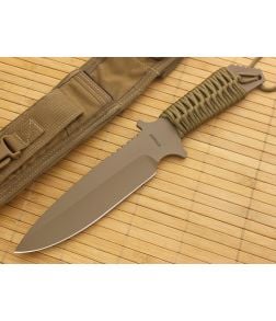 Strider Knives MK-1 Desert Cerakote with Coyote Cord Wrap - SK-MK1-01 1