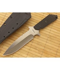 Strider MK-1 Mod 10 Black Gunner Grip Stonewash CPM-S30V - SK-MKMOD-03 1