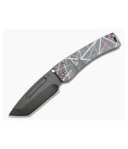 Medford Knives Marauder Tanto PVD 3V Show Lights Anodized Matte Gray Titanium Folder MKT093 - MKT-MKT093 1