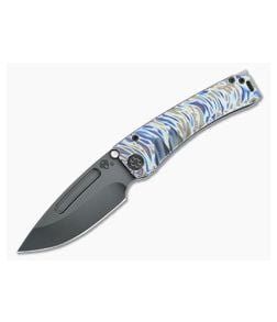 Medford Knives Marauder DP Black PVD S35VN Faced & Tsunami Flamed Titanium Folder MKT096 - MKT-MKT096 1