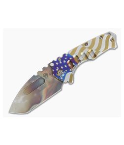 Medford Praetorian T Tanto Vulcan S35VN Tumbled American Flag Titanium Folder MKT099 - MKT-MKT099 1