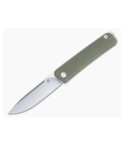 Medford Air Jack Tumbled S35VN OD Green G10 Slip Joint Folder MKT102 - MKT-MKT102 1
