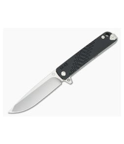 Medford M-48 Tumbled S35VN Black Aluminum Titanium Frame Lock Flipper MKT103 - MKT-MKT103 1
