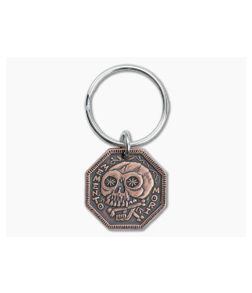 Shire Post Mint Memento Mori Copper Keychain - SPM-MM-CO-K 1