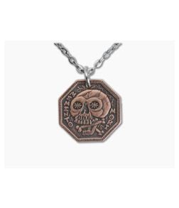Shire Post Mint Memento Mori Copper Necklace - SPM-MM-CO-P-BC 1