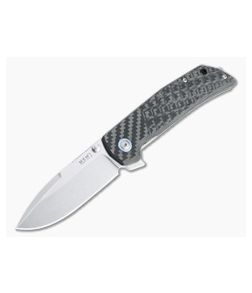 MKM Mikita x Terzuola Maximo Stonewashed M390 Carbon Fiber Frame Lock Flipper MM-CT - MKM-MM-CT 1