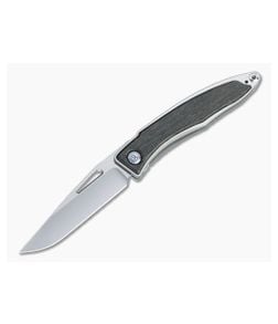 Chris Reeve Mnandi S45VN Bog Oak Wood Gentleman's Titanium Frame Lock Folder MNA-1000-008 - CRK-MNA-1000-008 1