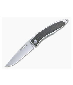 Chris Reeve Mnandi S45VN Bog Oak Wood Inlaid Titanium Dress Carry Folder 011 - CRK-MNA-1000-011 1