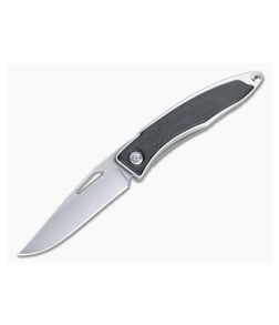 Chris Reeve Mnandi S45VN Bog Oak Wood Inlaid Titanium Dress Carry Folder 014 - CRK-MNA-1000-014 1