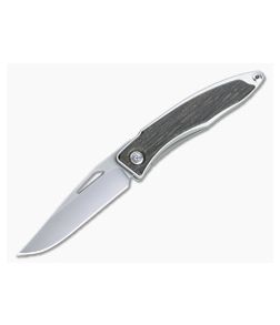 Chris Reeve Mnandi S45VN Bog Oak Wood Inlaid Titanium Dress Carry Folder 015 - CRK-MNA-1000-015 1